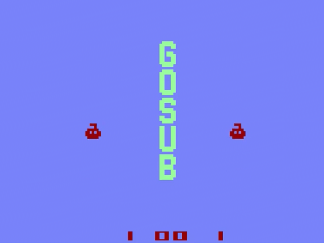 Gosub (Homebrew) — Title screen